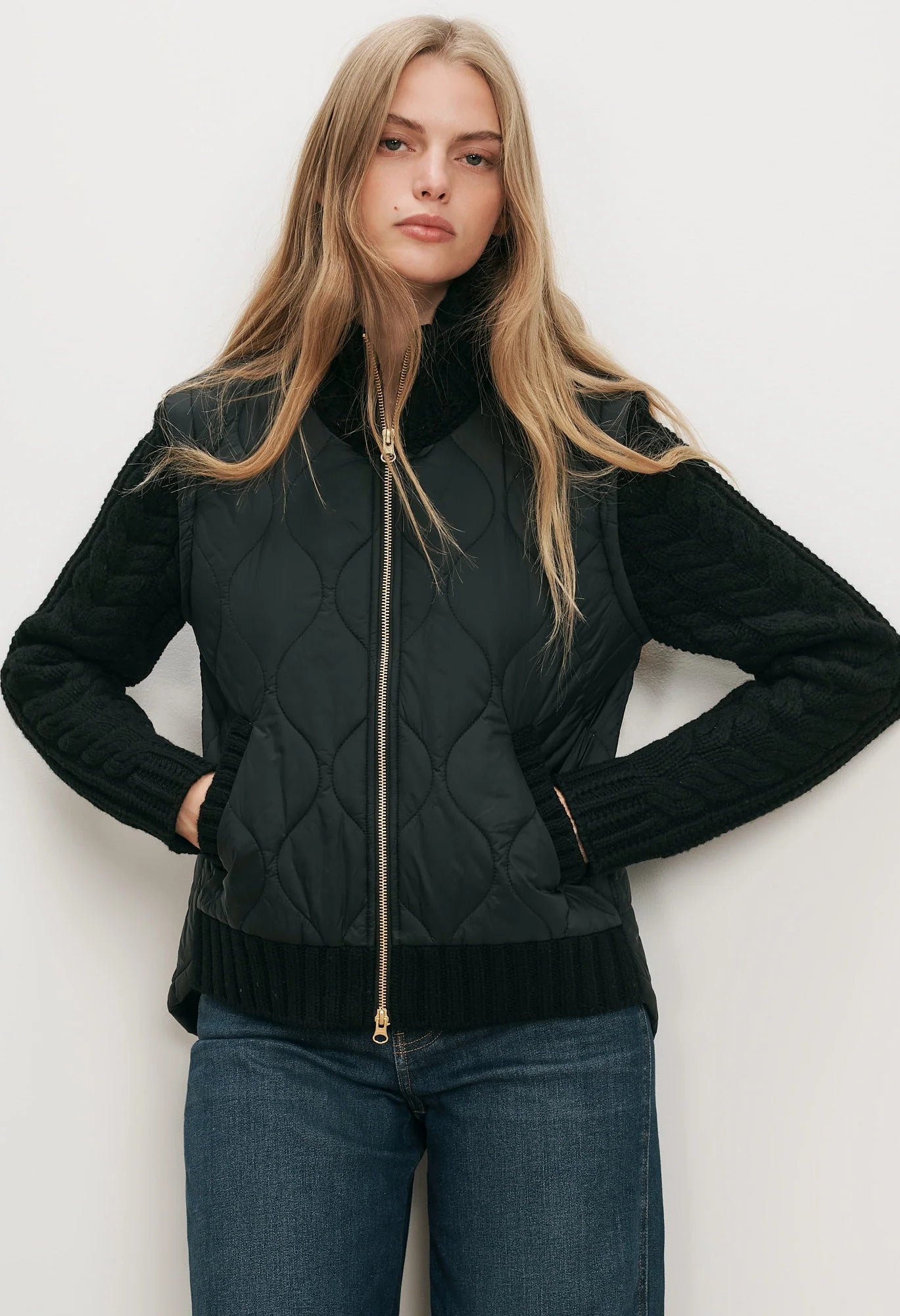Patra Mixed Media Jacket