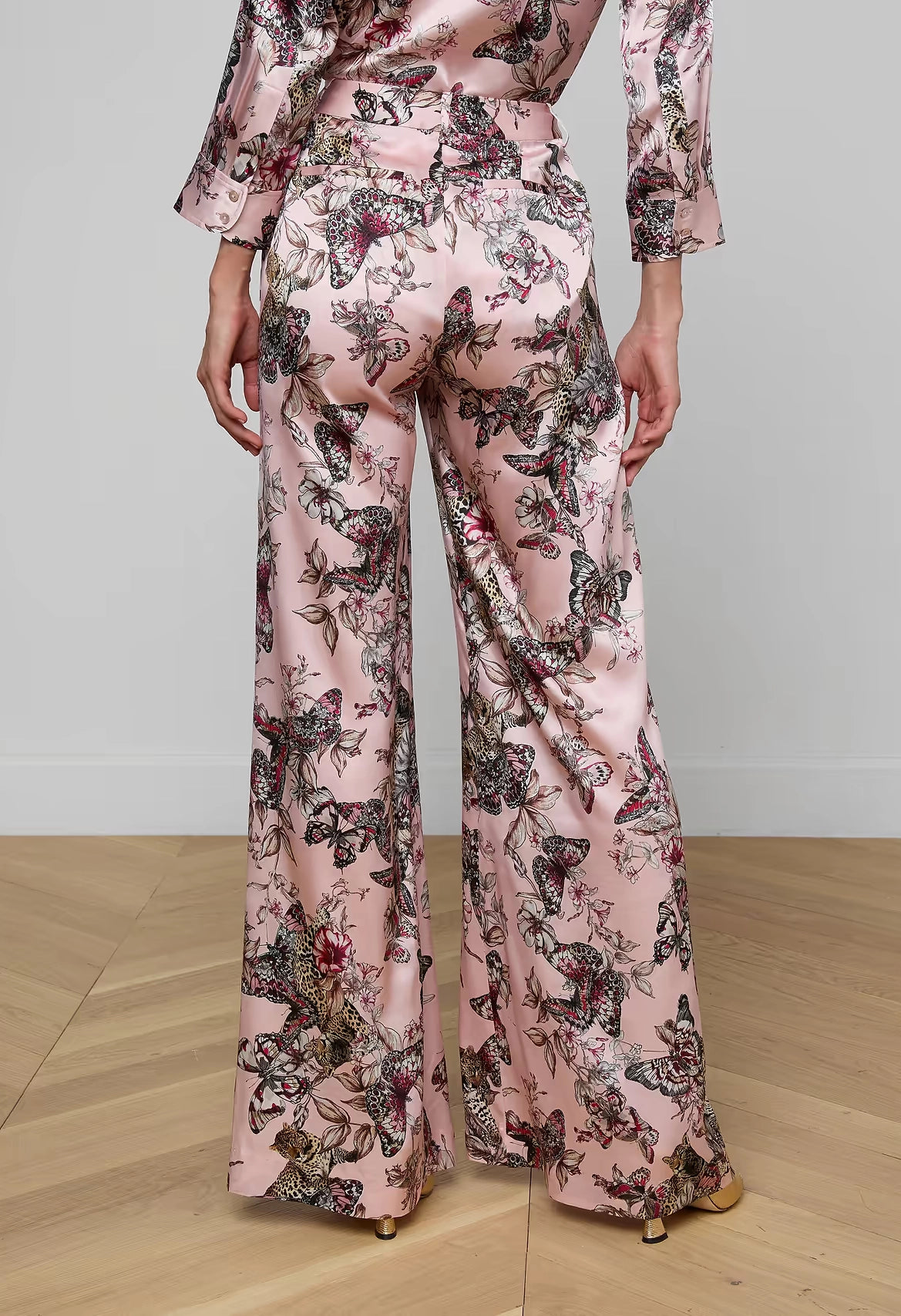 Pilar Silk Wide-Leg Pant