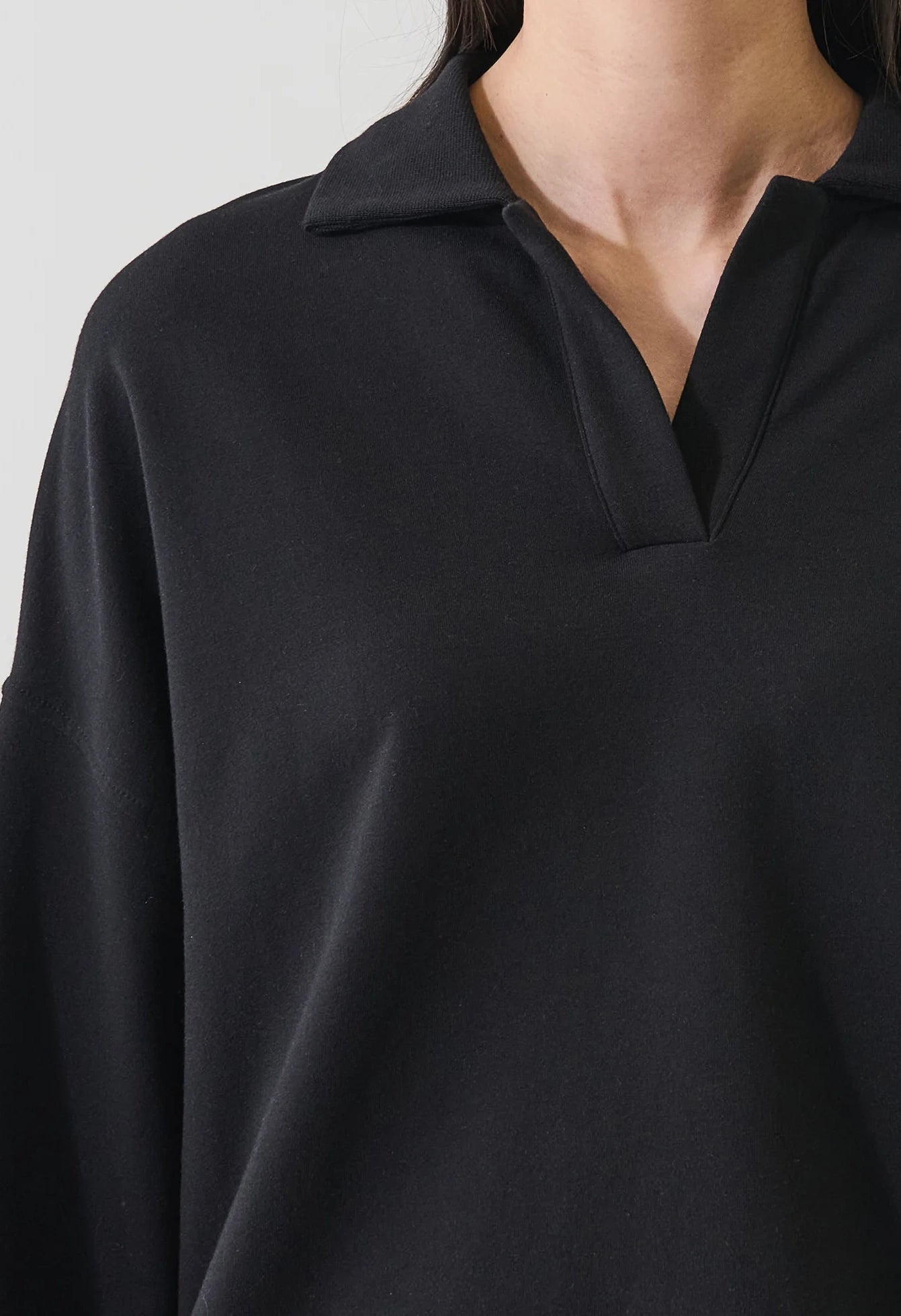 Pima Cotton French Terry Relaxed Polo