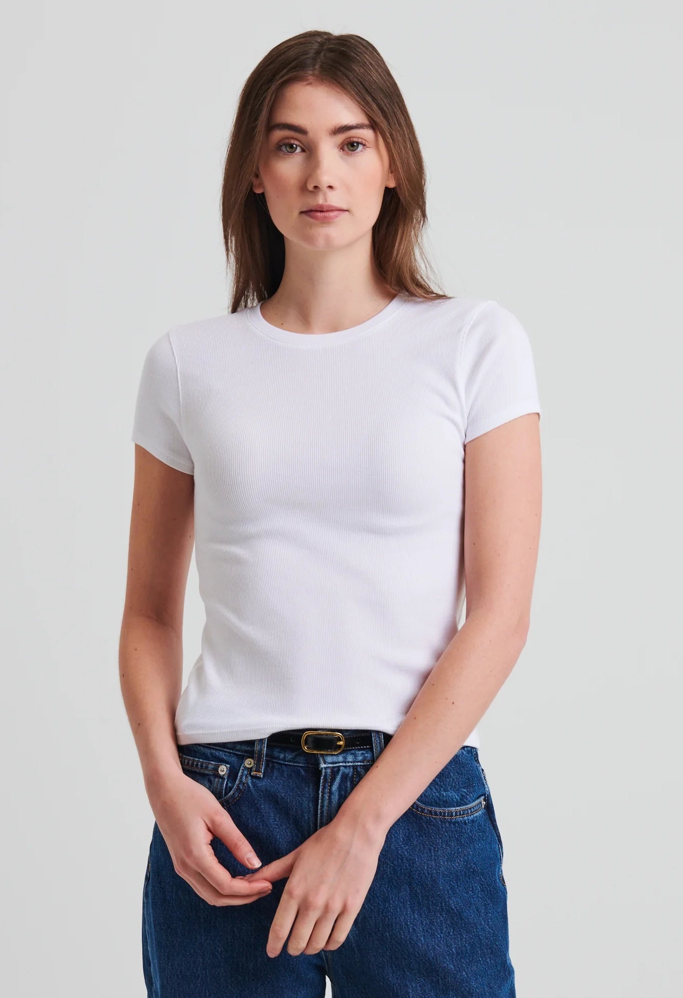 Pima Cotton Stretch Ribbed Baby T-Shirt Sale price