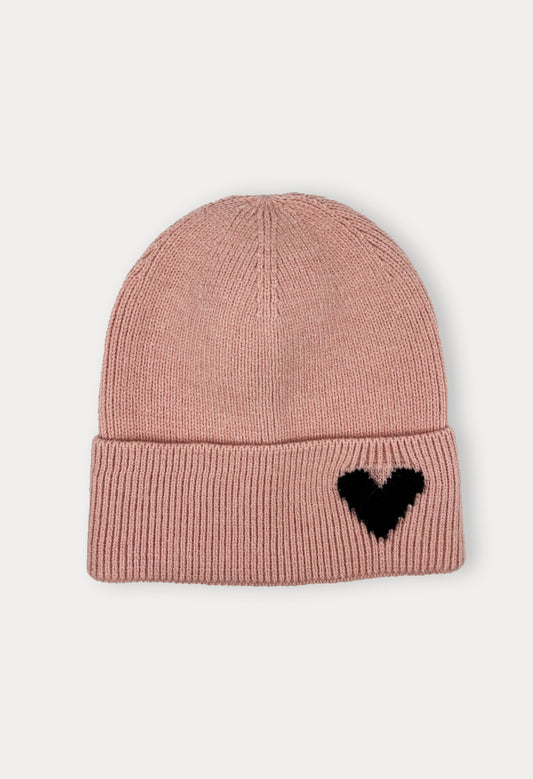 Heart Toque Pink