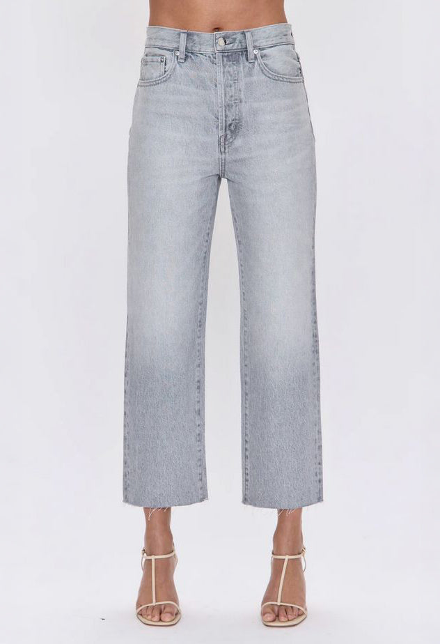 Cassie Crop Super High Rise Straight