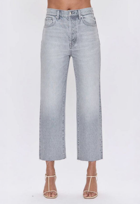 Cassie Crop Super High Rise Straight