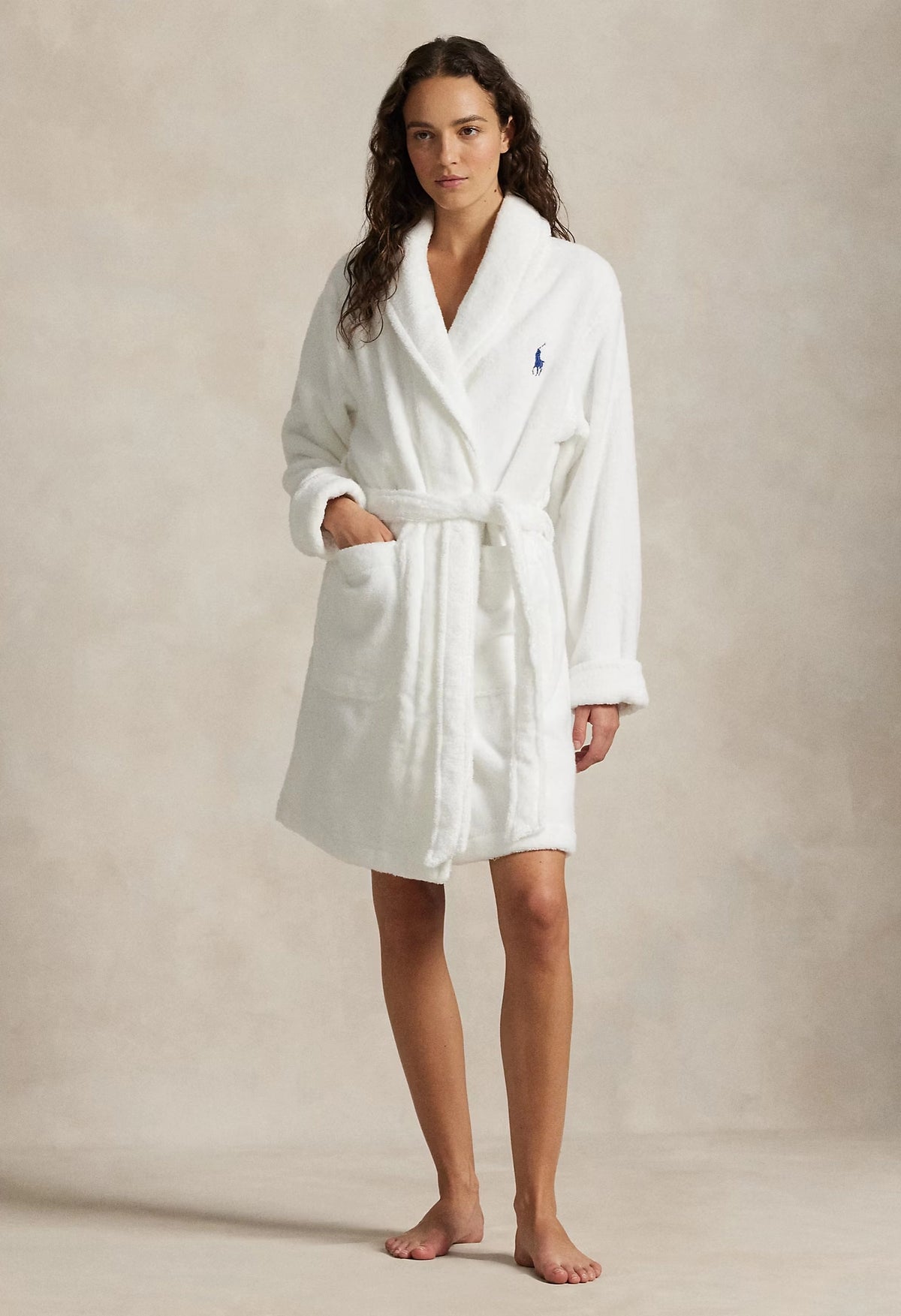 Short Printed Back Robe