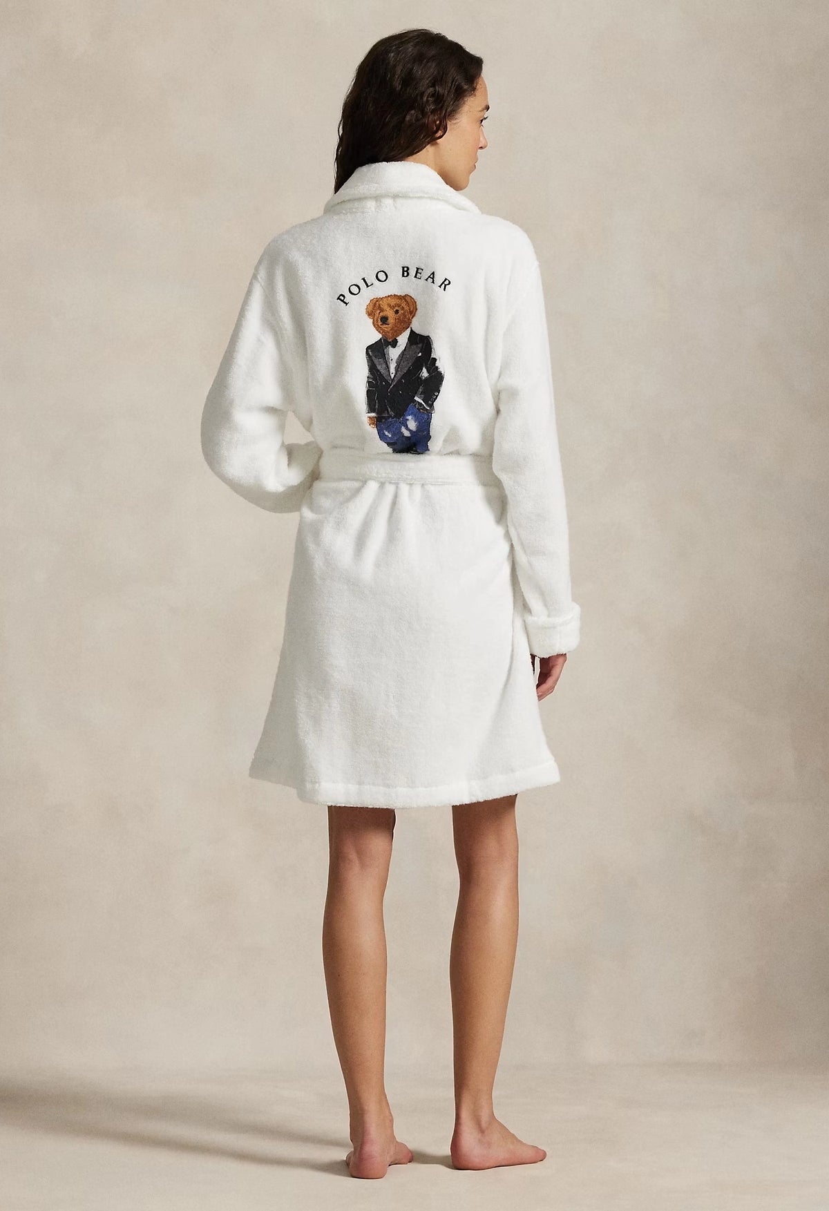 Short Printed Back Robe