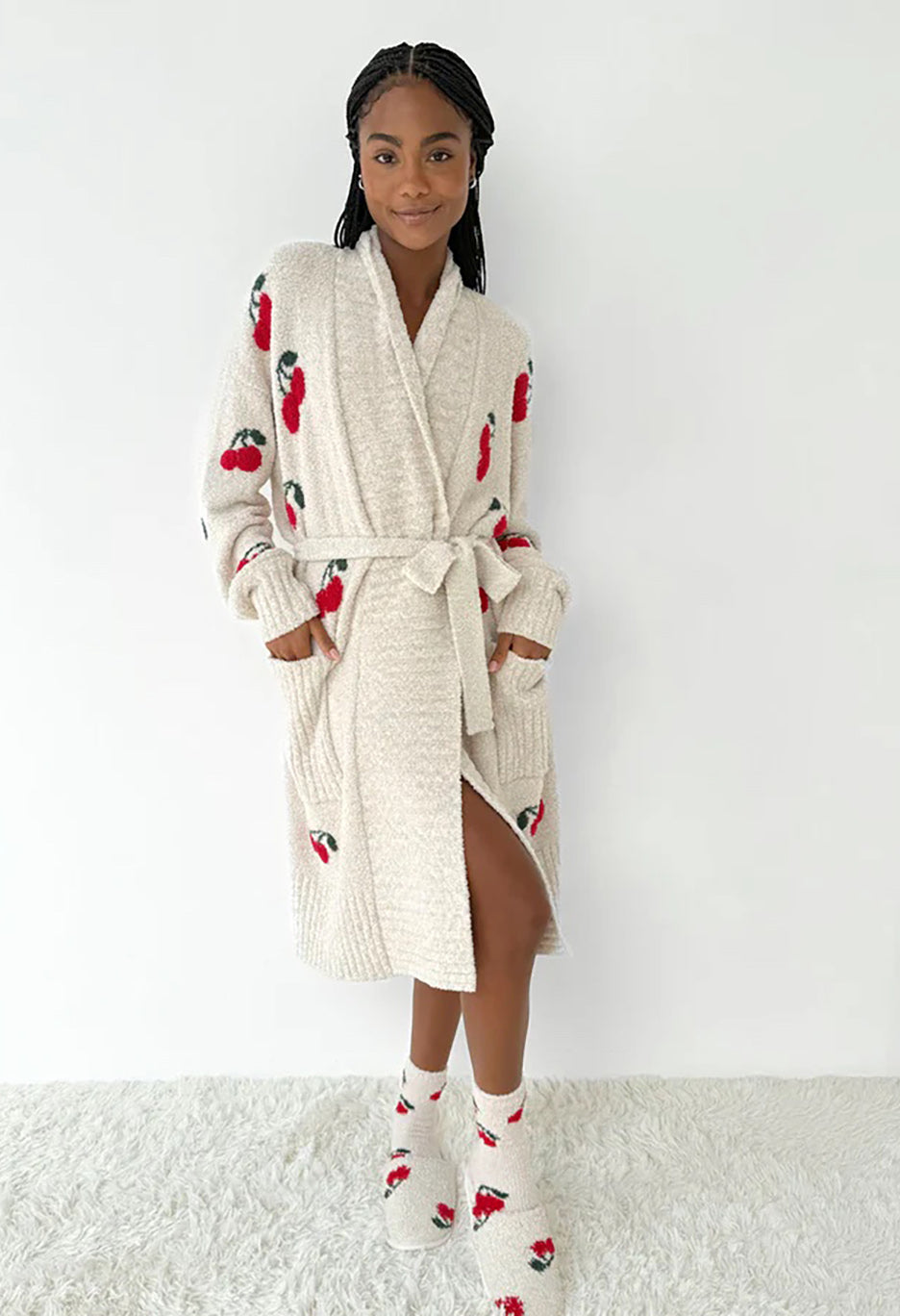 Pomona Fuzzy Yarn PJ Robe