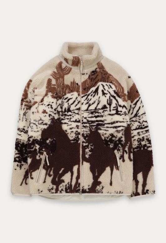 Printed Sherpa Fleece