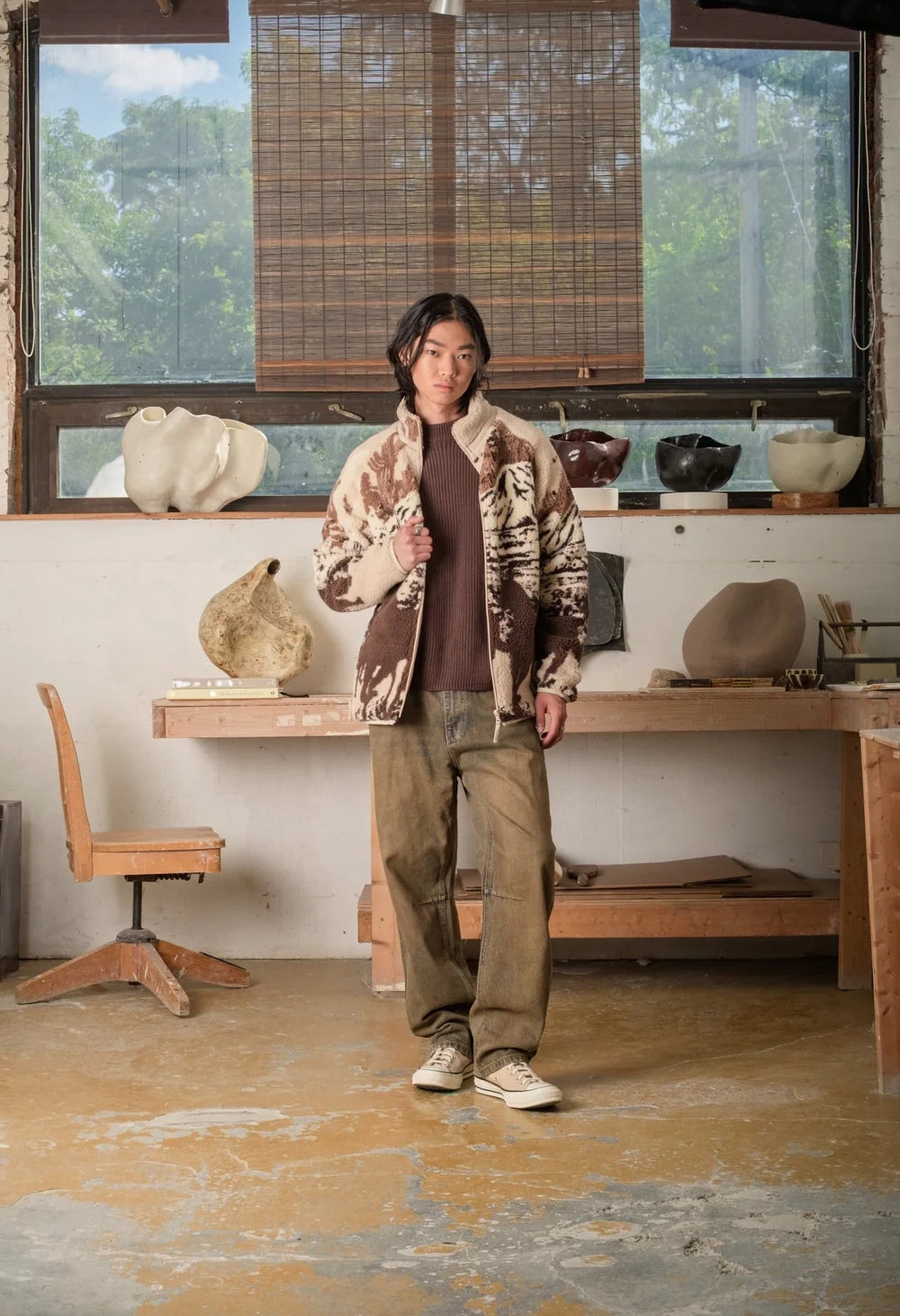 Printed Sherpa Fleece