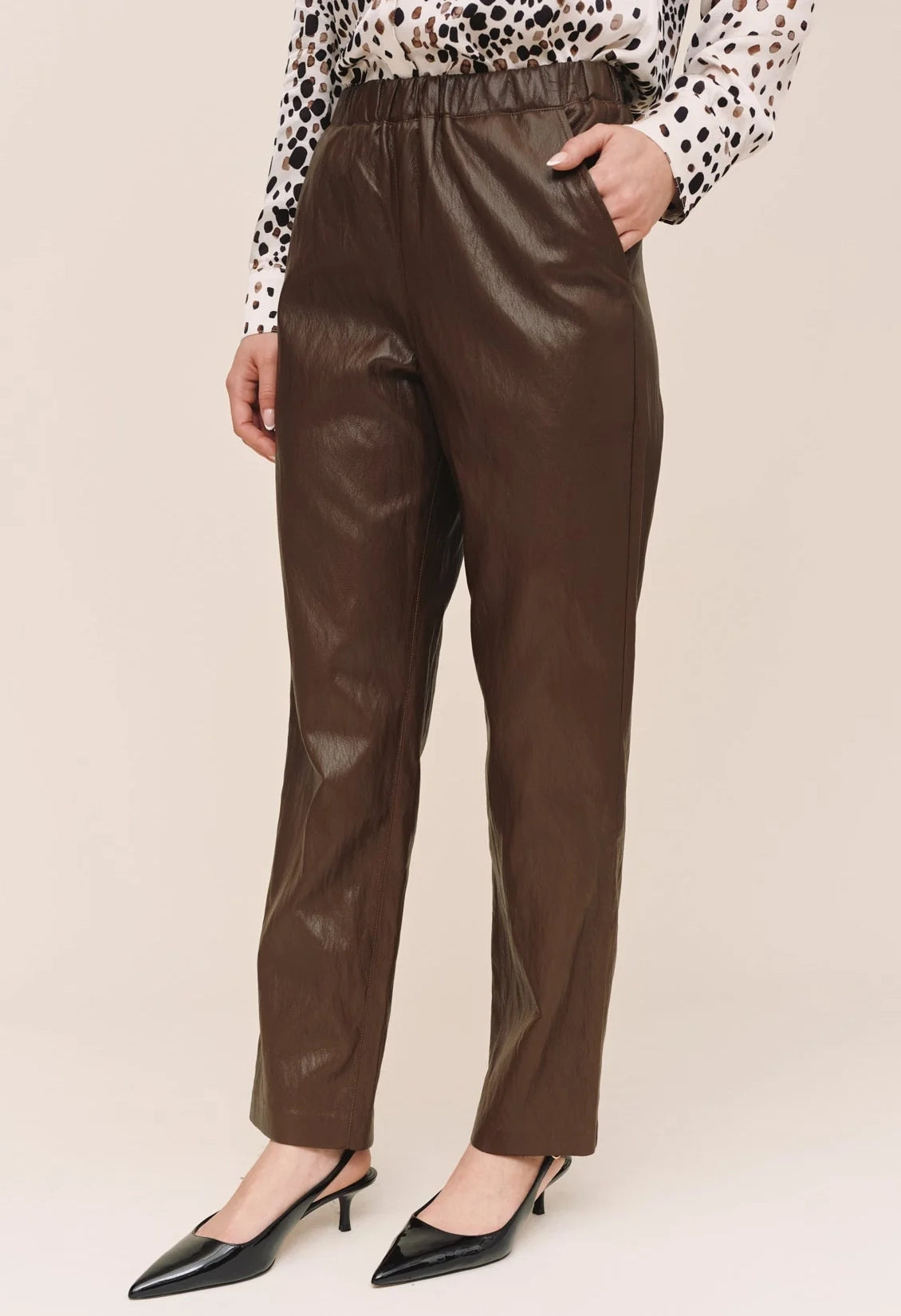 Pull On Elastic Waist Trouser