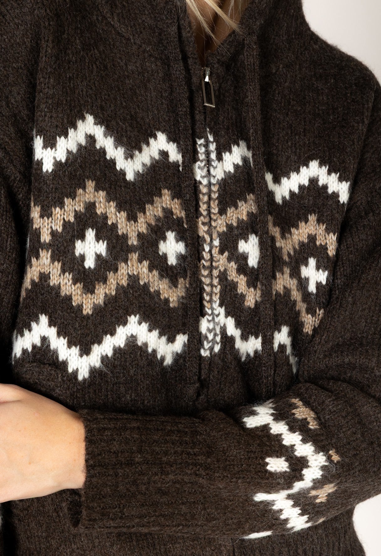 Ranch Fair Isle Zip Hoodie
