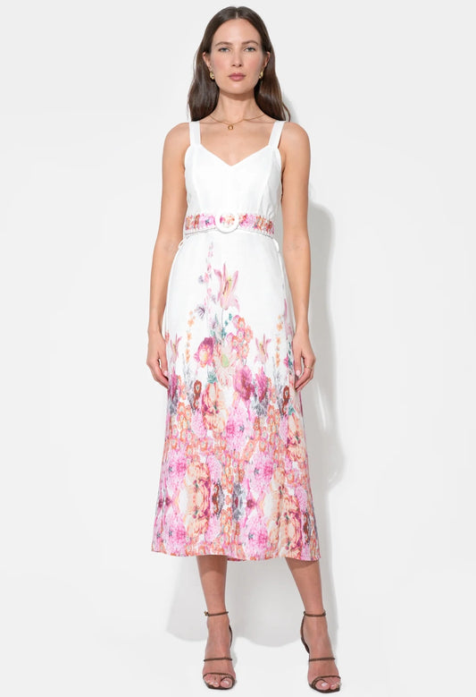 Remi V-Neck Floral Placement