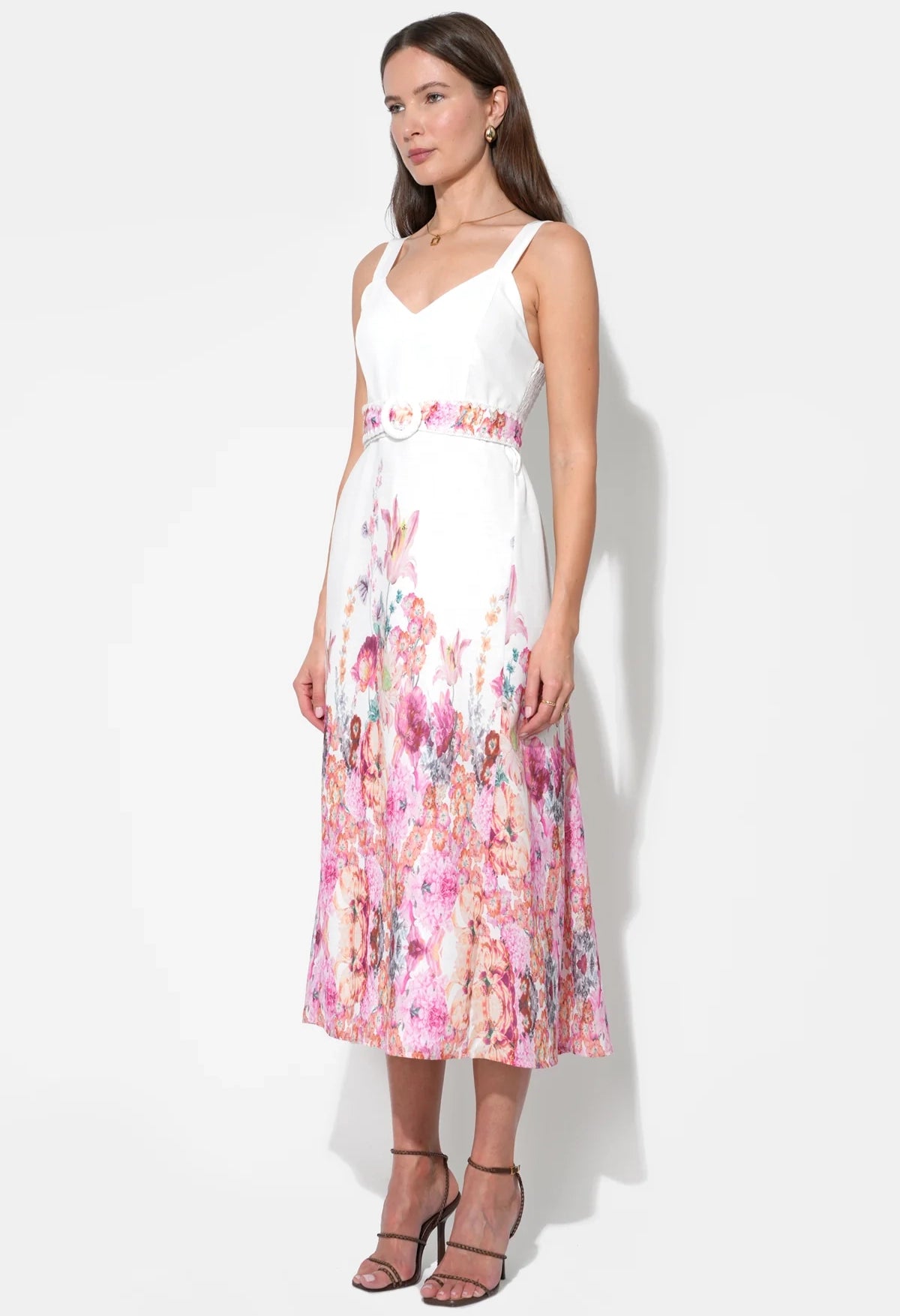 Remi V-Neck Floral Placement