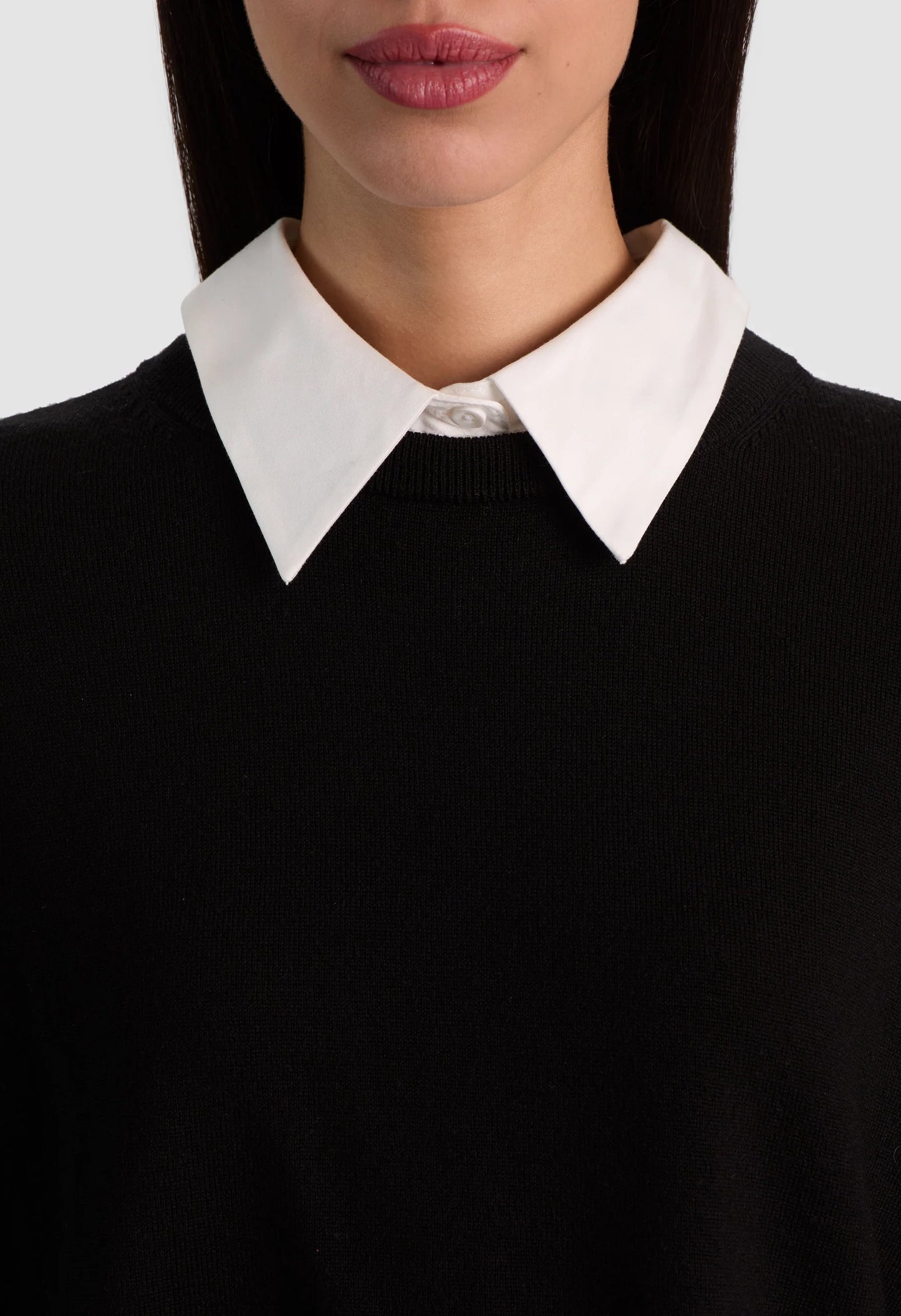 Rhett Wool Pullover With Detachable Collar