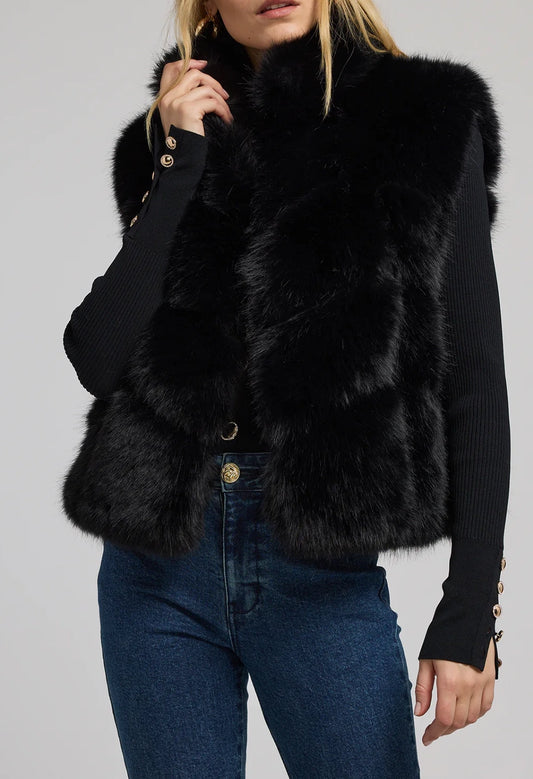 Rosario Faux Fur Vest