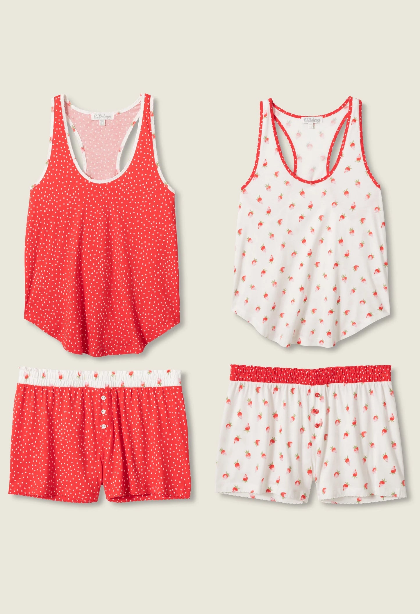 Mix and Match Strawberry Dreams Sleep Set