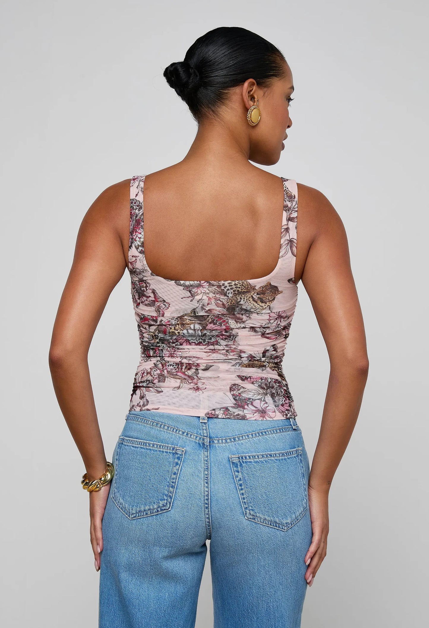 Rasha Shirred Tank