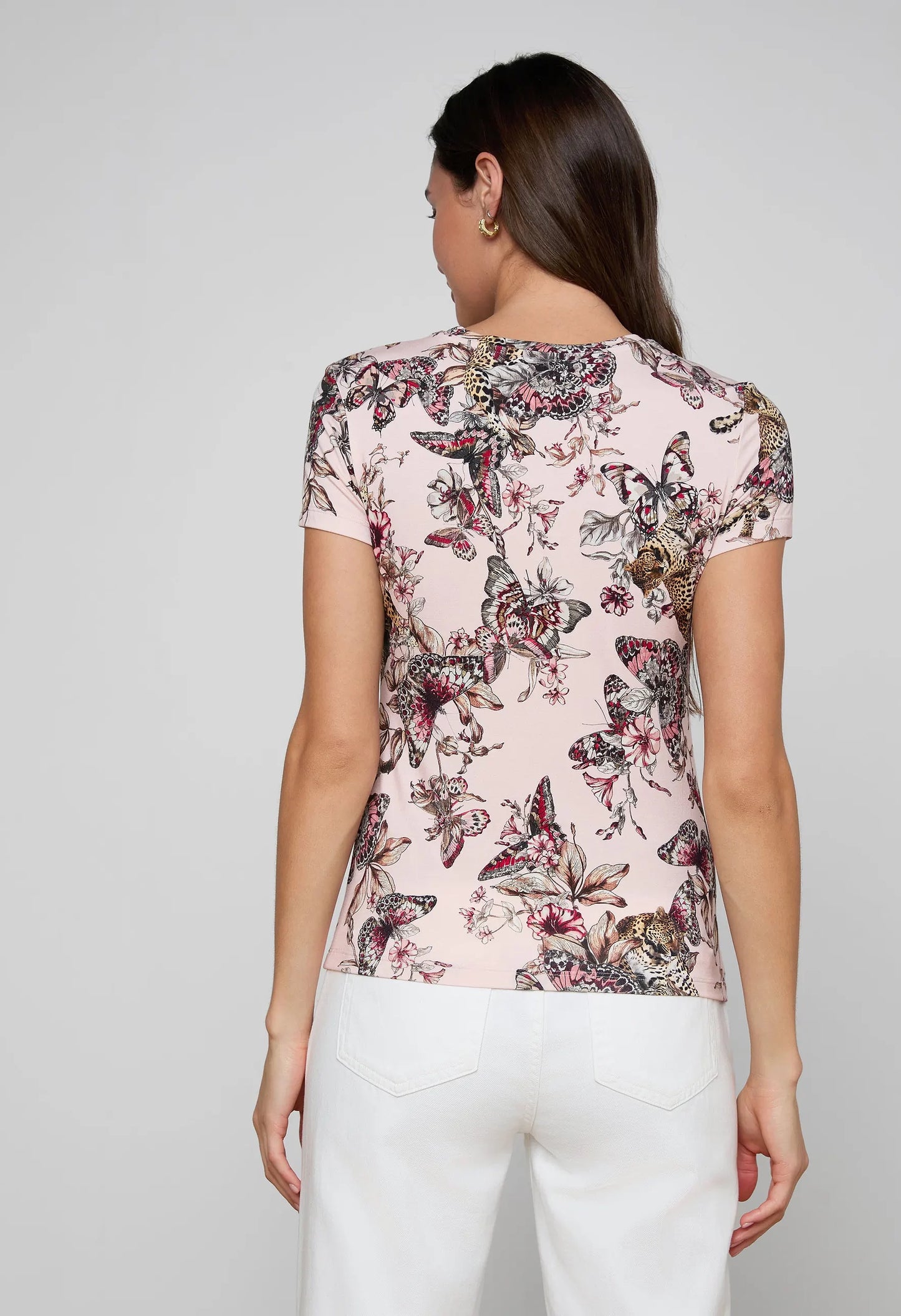 Ressi Short Sleeve Crew Butterfly Jungle
