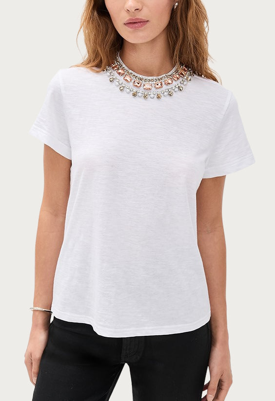 Rhinestone Necklace Danielle Tee