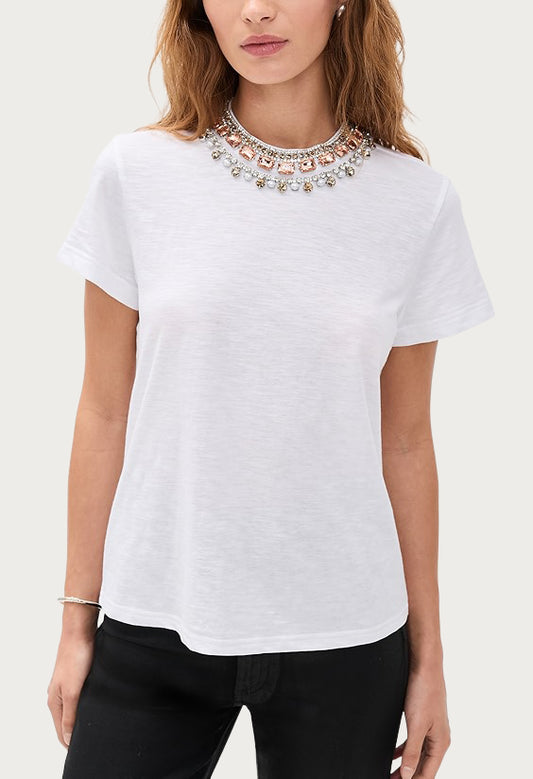 Rhinestone Necklace Danielle Tee