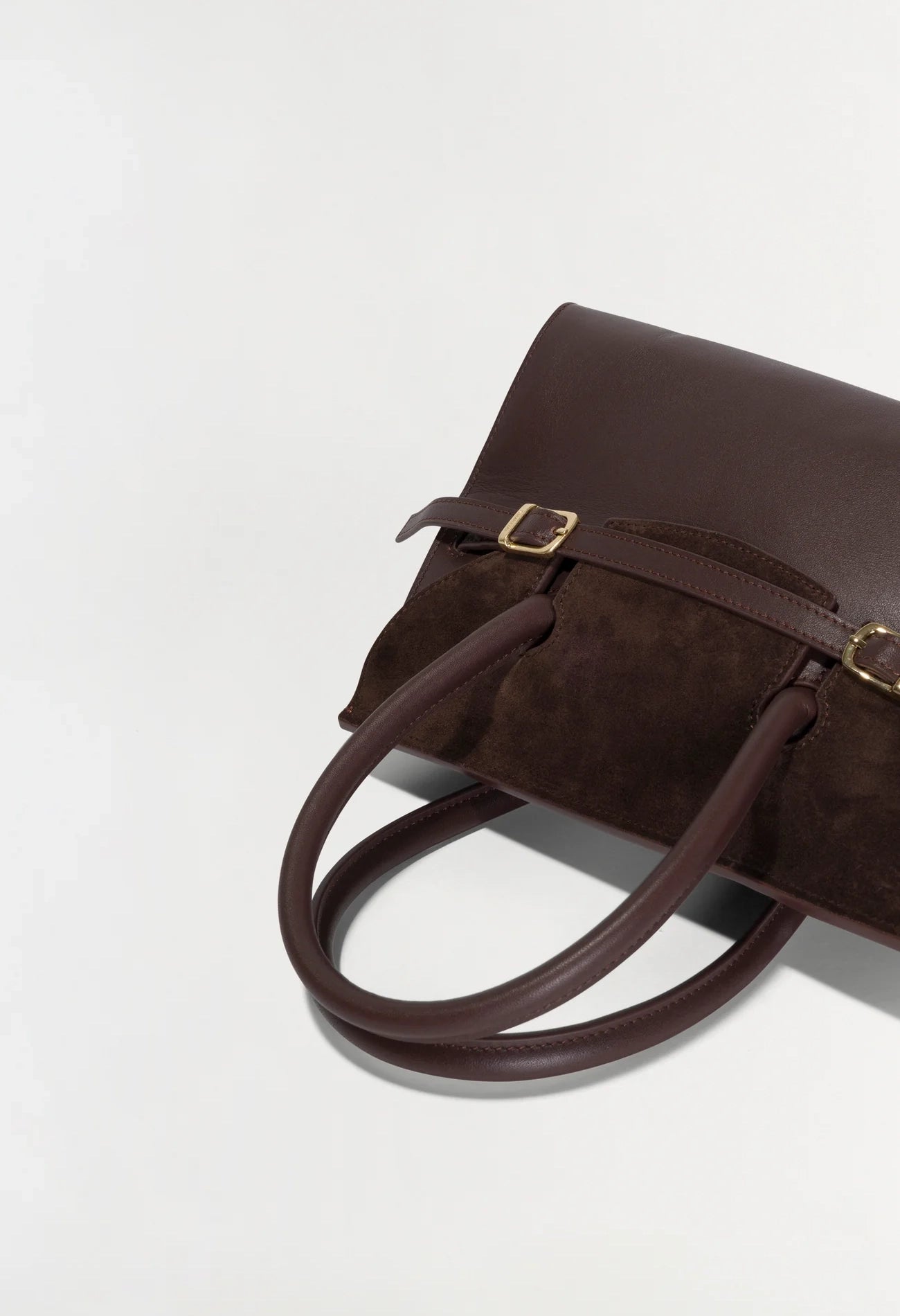 River Small Suede Top Handle