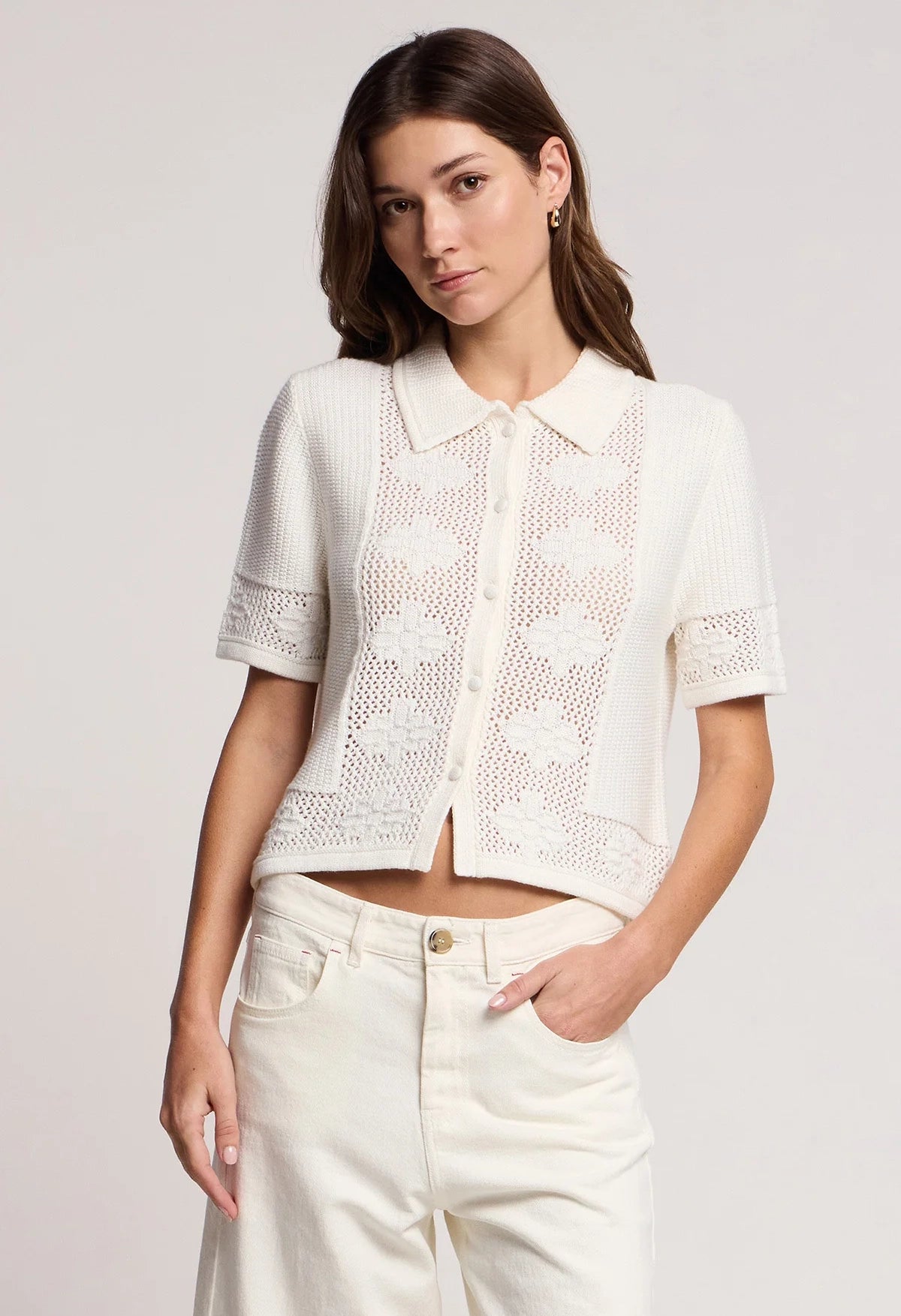 Rosemond Cotton Cashmere Novelty Top