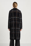 Sara Plaid Eyelash Knit Coat