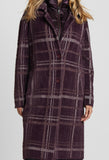 Sara Plaid Eyelash Knit Coat