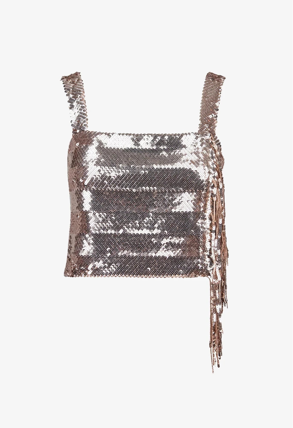Sequin Fringe Top