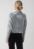 Sequin Funnel Neck Top