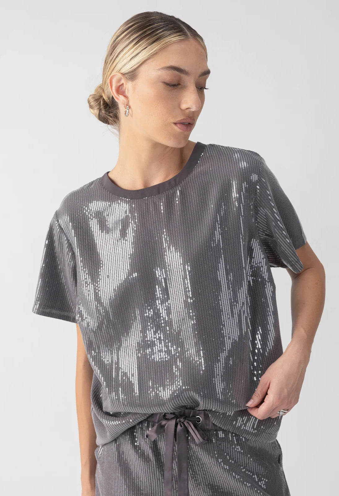 Perfect Sequin Woven Top