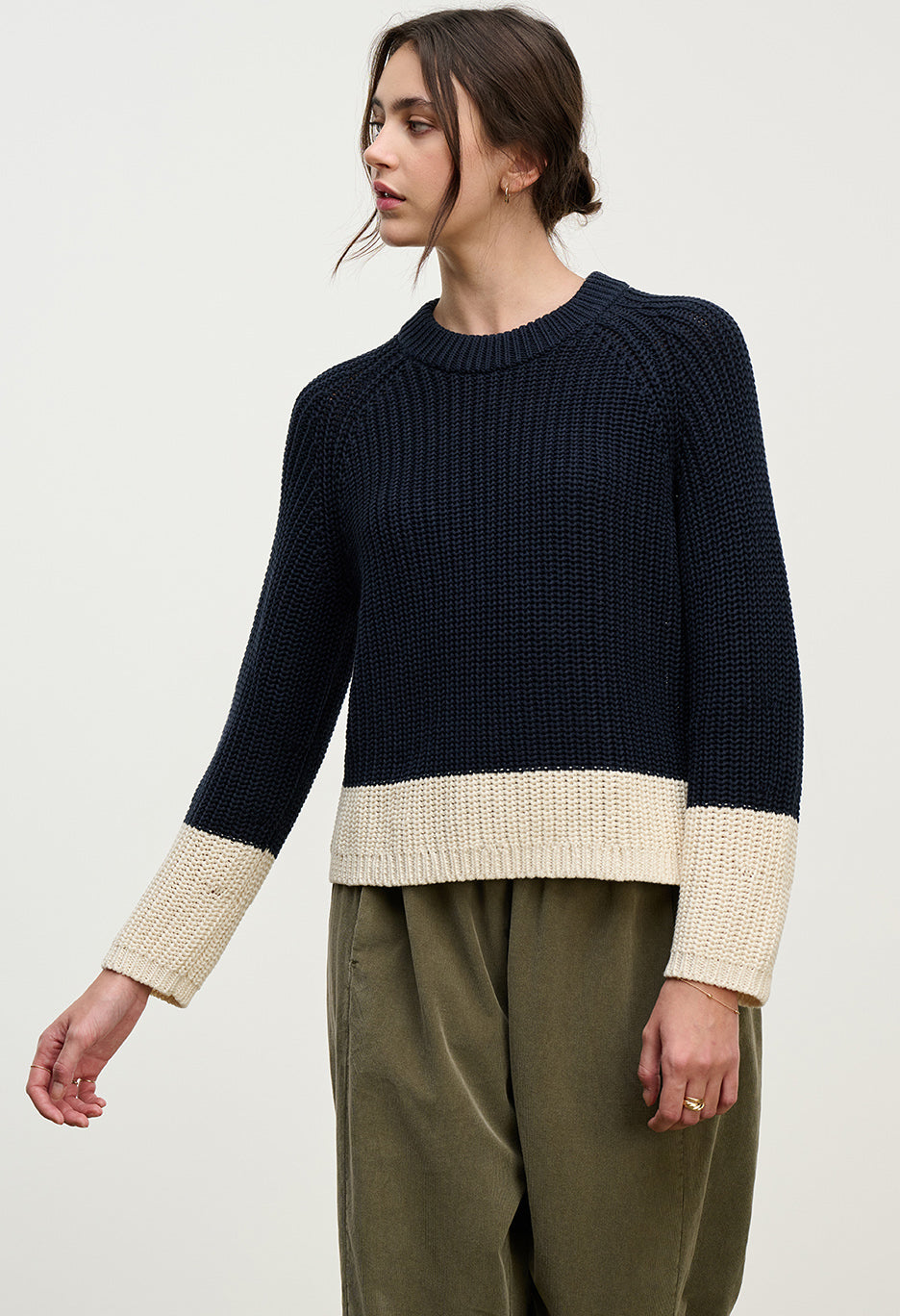 Shay Chunky Pima Cotton Sweater