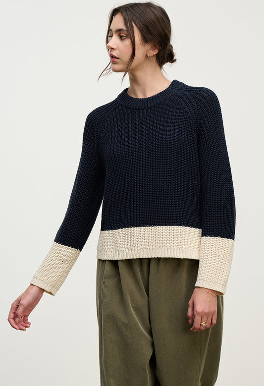 Shay Chunky Pima Cotton Sweater