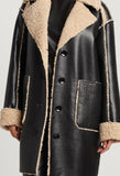 Sheridan Mid Length Faux Shearling Coat