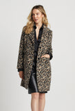 Sienna Mid Length Animal Pattern Coat