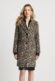 Sienna Mid Length Animal Pattern Coat