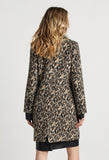 Sienna Mid Length Animal Pattern Coat