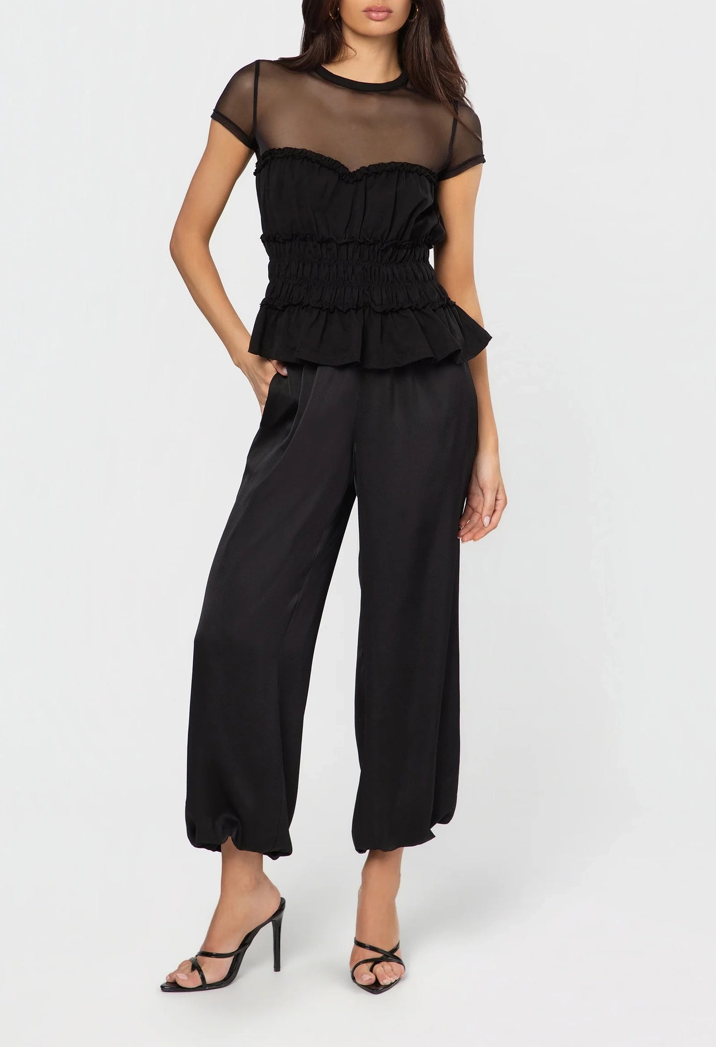 Sigrid Mesh Combo Top