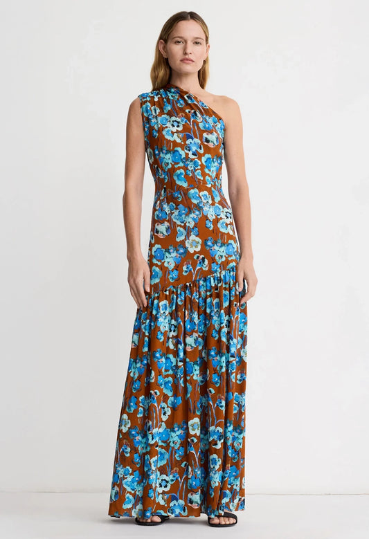 Single Shoulder Maxi Dress