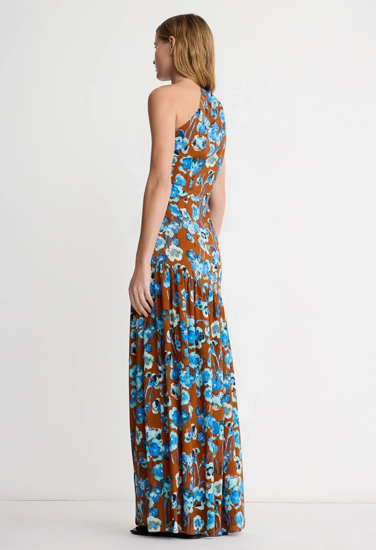 Single Shoulder Maxi Dress