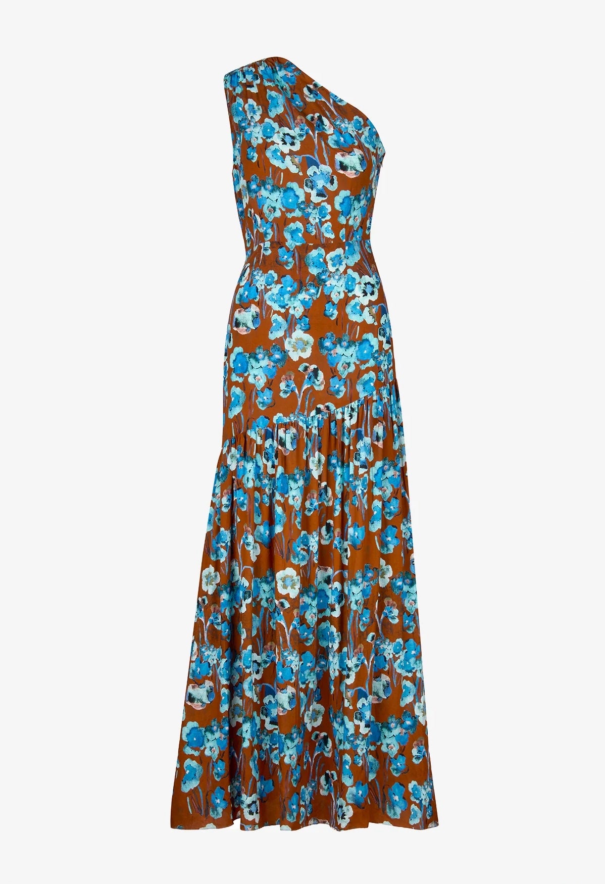 Single Shoulder Maxi Dress