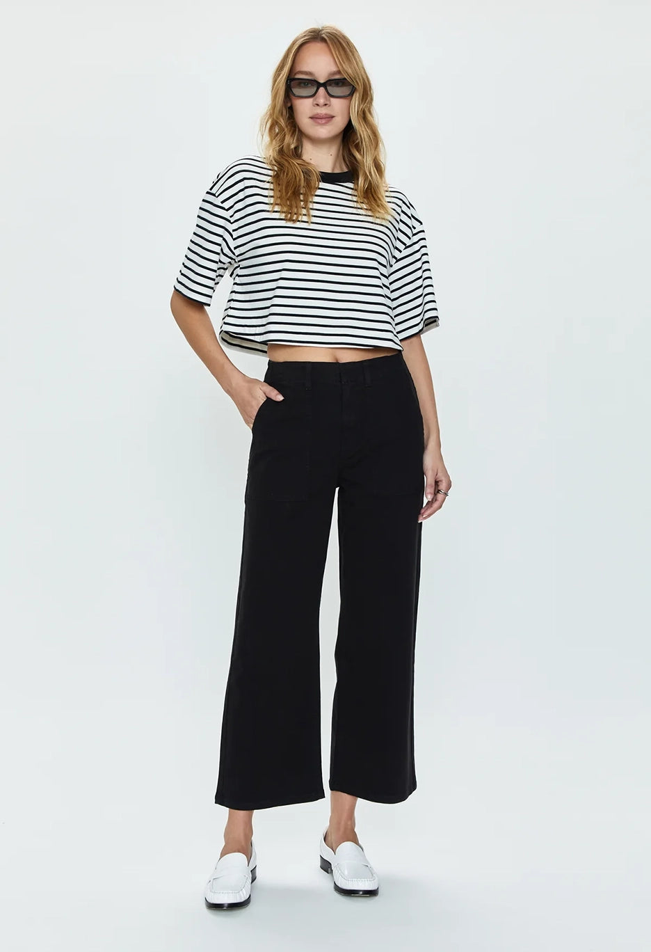 Sophia Wide Leg Utility Ankle