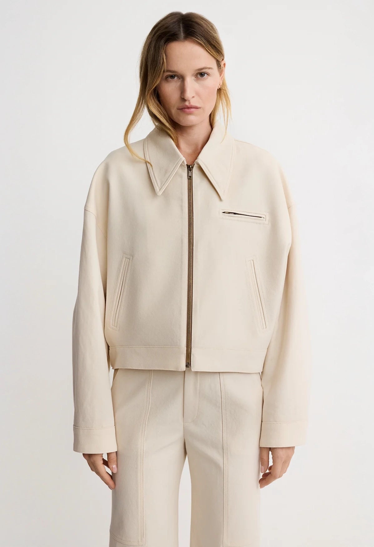 Crop Zip Jacket
