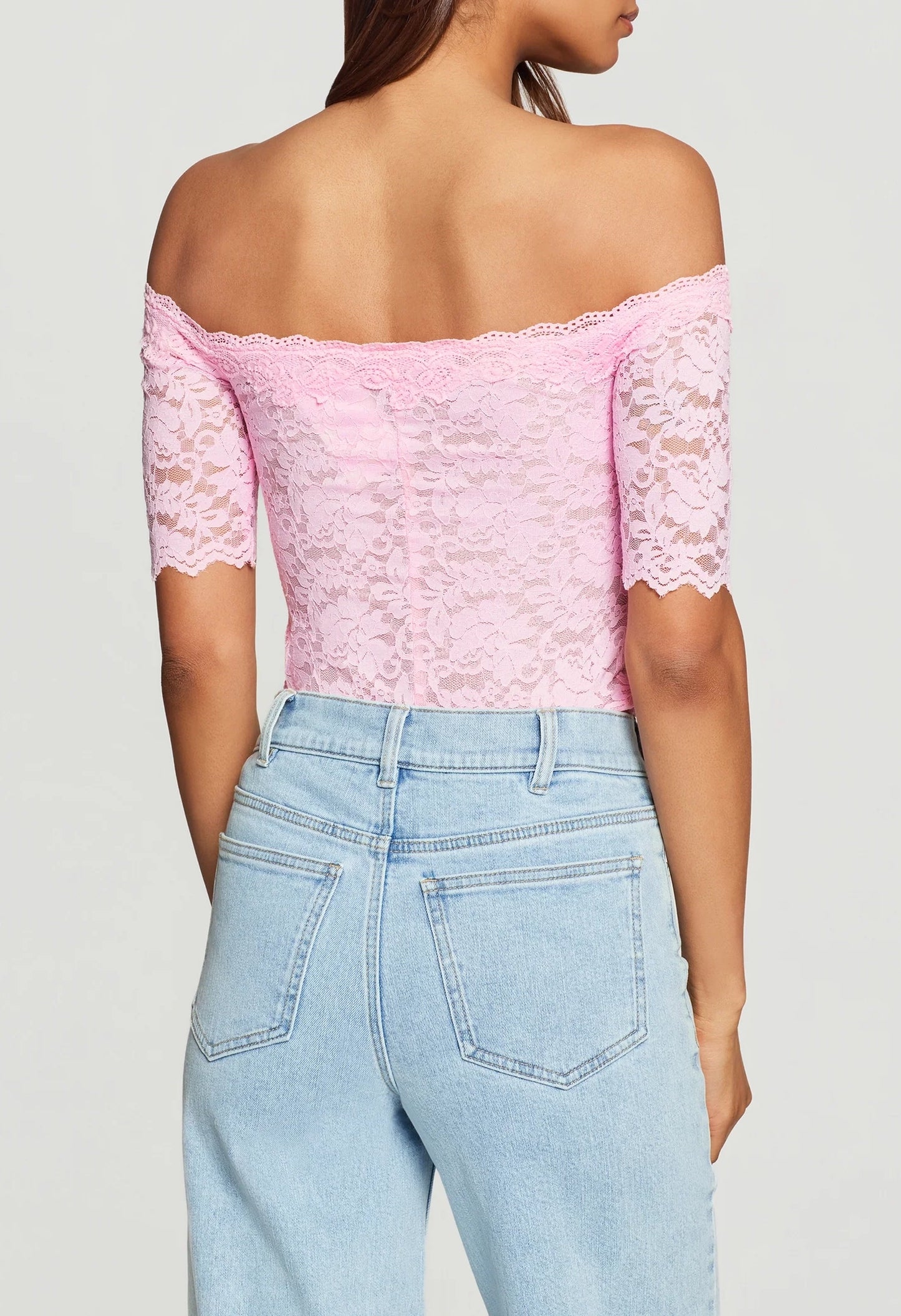 Kovi Lace Off Shoulder Top