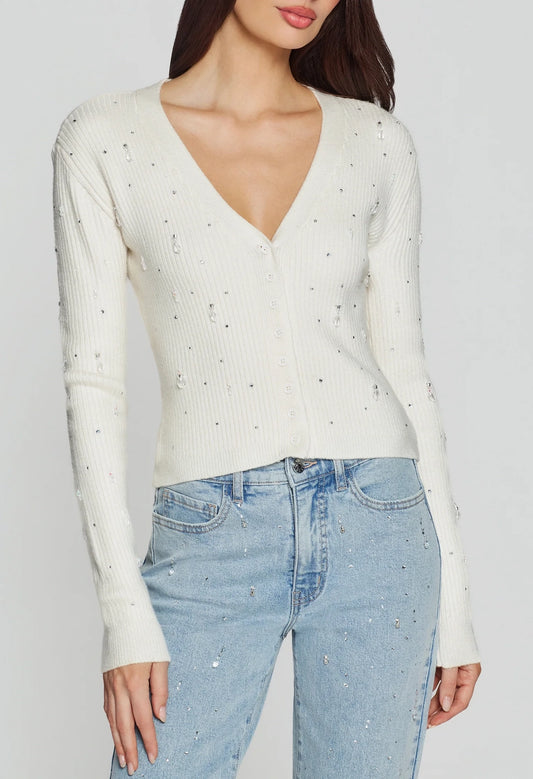 Lili Crystal Embellished Cardigan