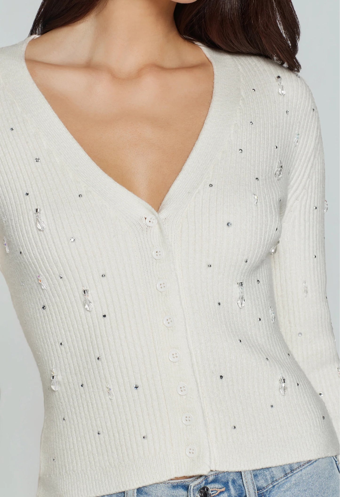Lili Crystal Embellished Cardigan