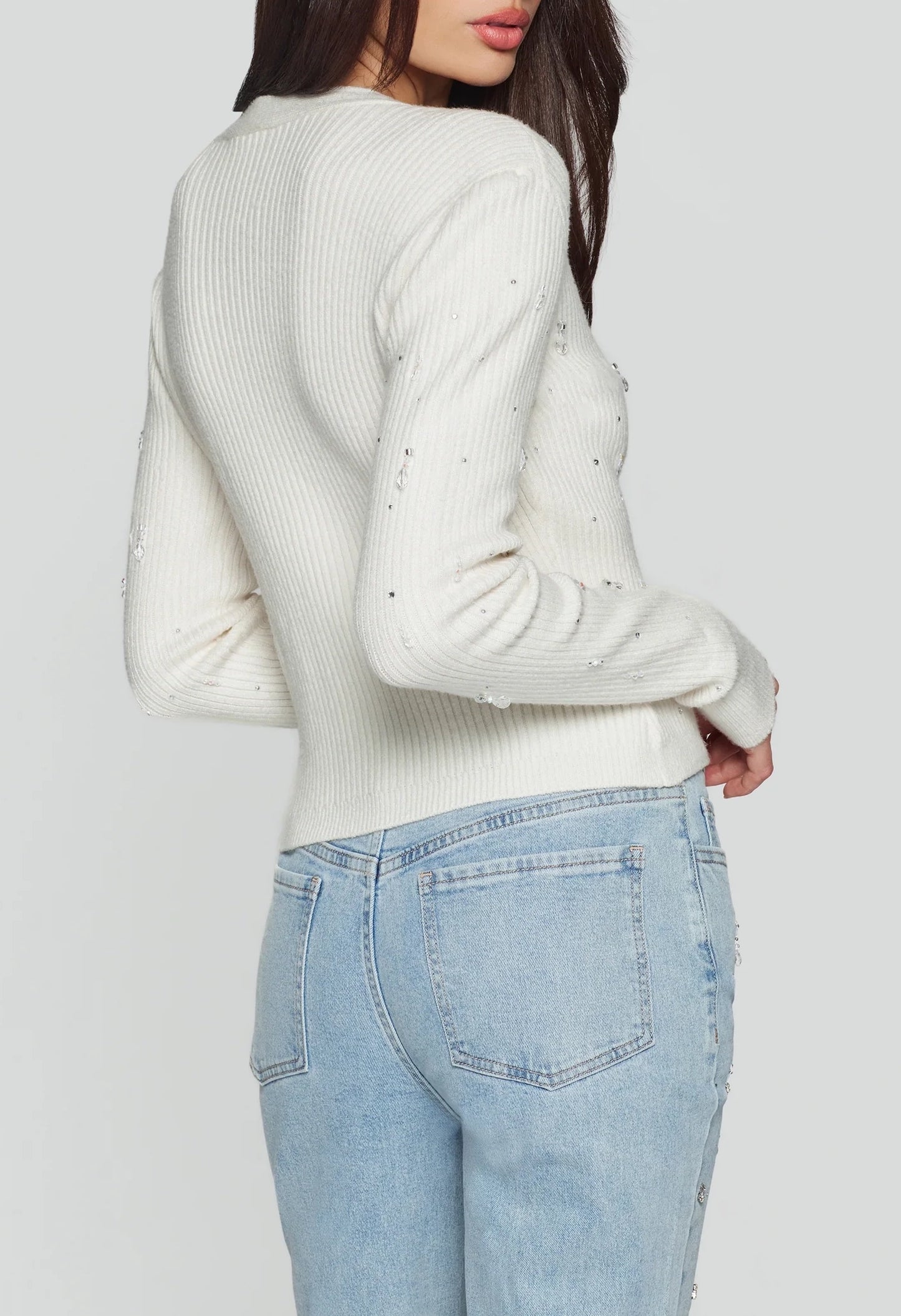 Lili Crystal Embellished Cardigan