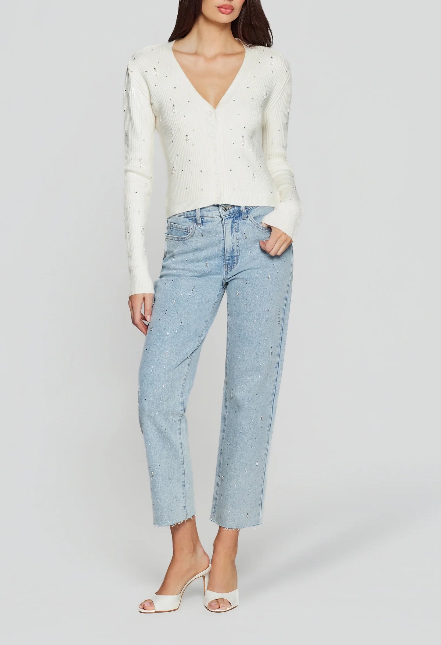 Lili Crystal Embellished Cardigan