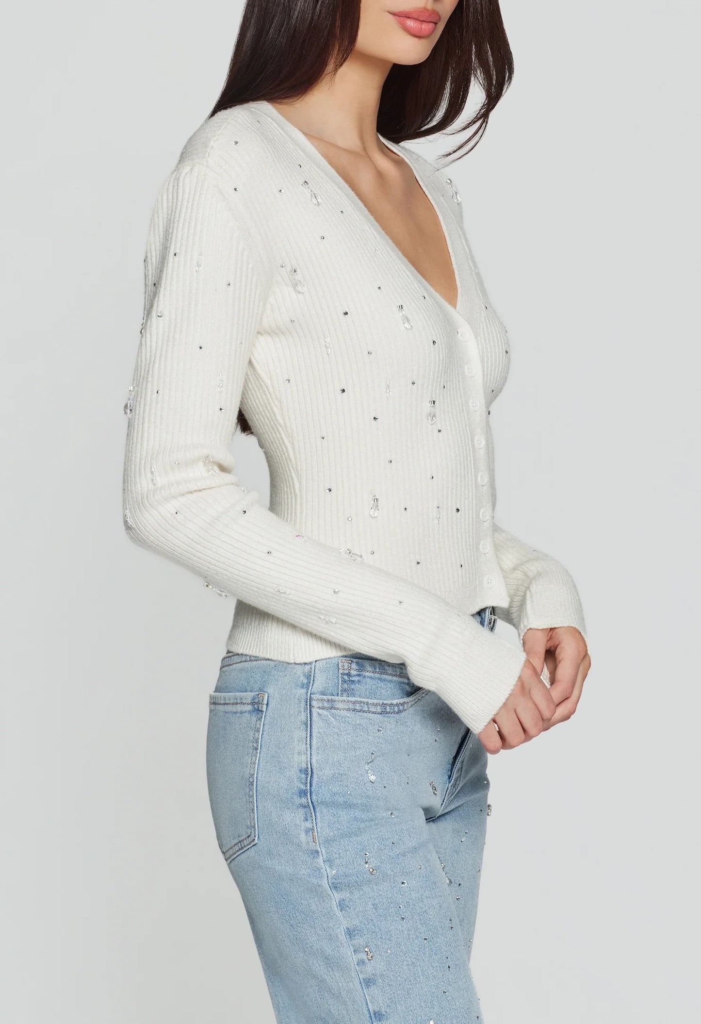 Lili Crystal Embellished Cardigan