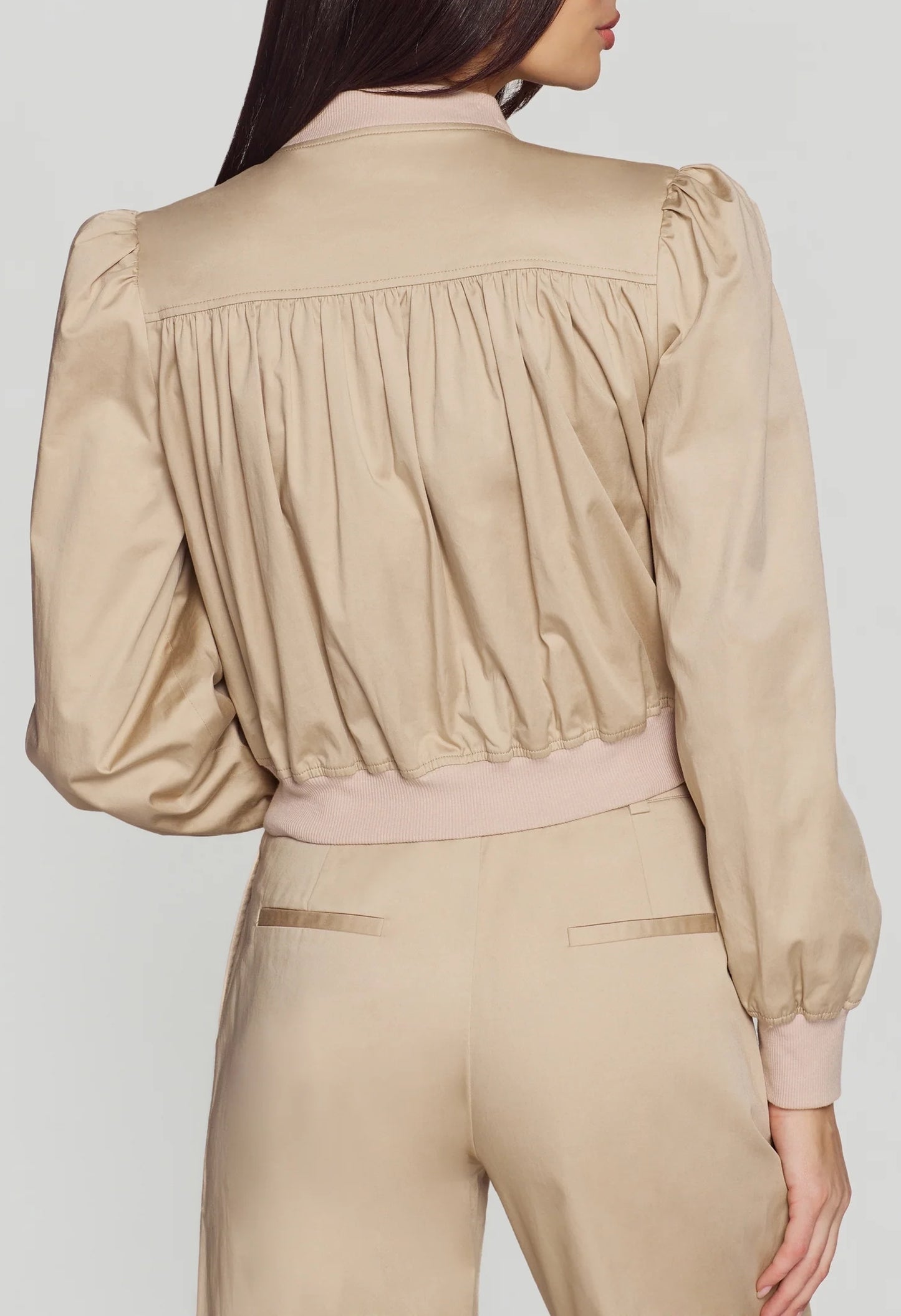 Sariah Cotton Sateen Bomber