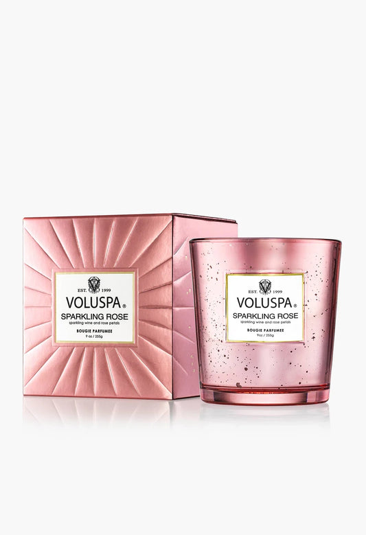 Sparkling Rose 9 oz Classic Candle